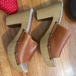Sbiicca Vintage Collection clog platform mules so 70’s 9 or 9.5 m